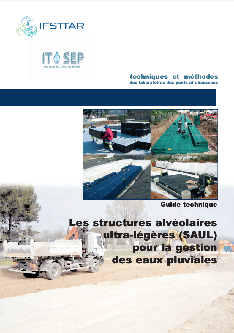 Guide IFSTTAR Les Structures Alvéolaires Ultra Légères pour la gestion des eaux pluviales