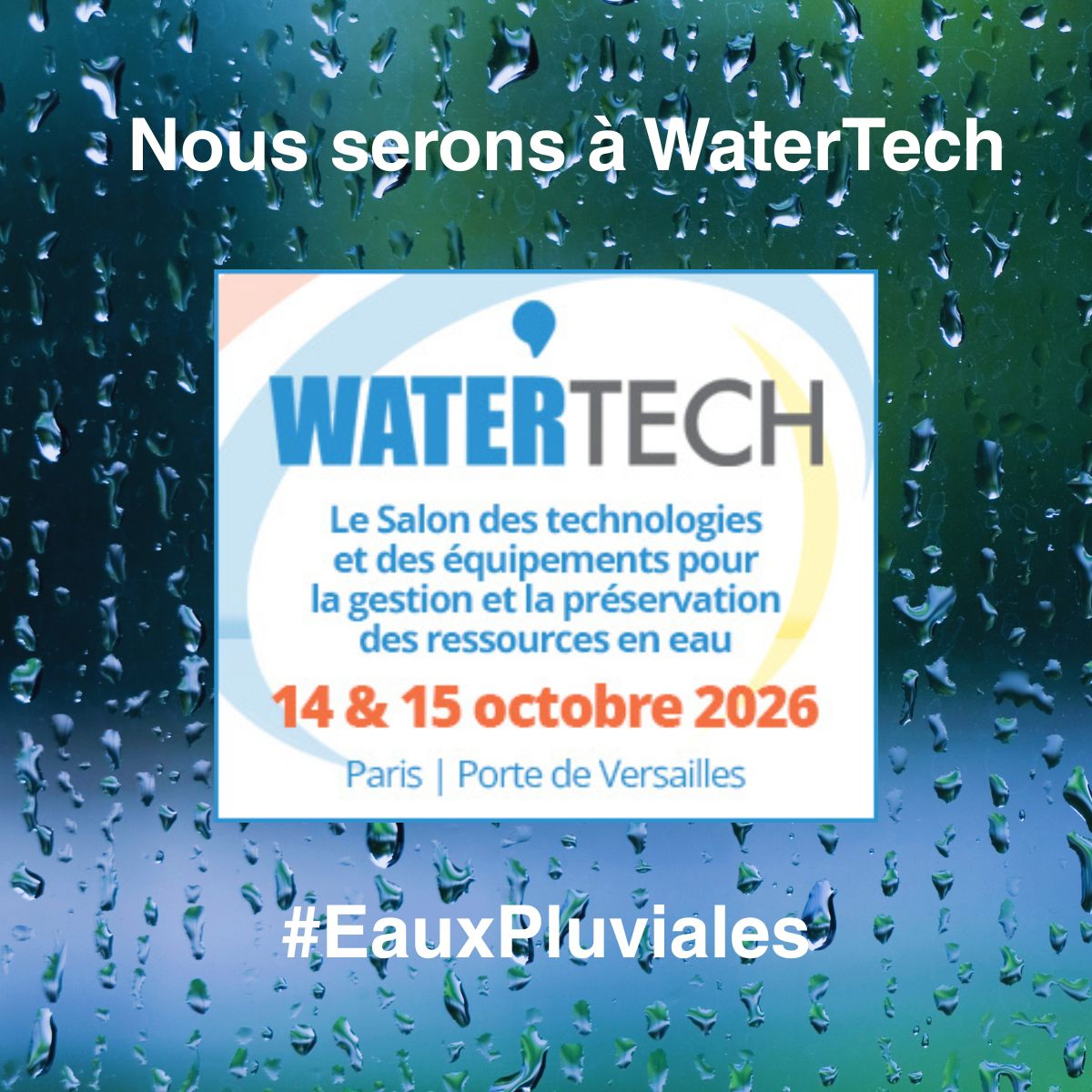 Agenda : les interventions ITSEP à WaterTech 2026
